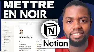 Comment Mettre Notion En Noir | Mettre Notion En Mode Sombre (Tr&egrave;s Facile)