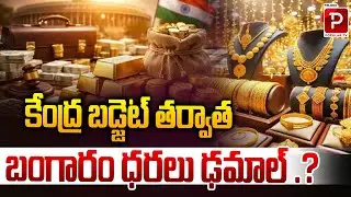 కేంద్ర బడ్జెట్ తర్వాత బంగారం ధరలు ఢమాల్ | Gold Prices Crash After India Union Budget 2026!Popular TV