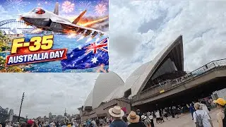 F-35 Australia Day 2026 | RAAF F-35 Flyover Sydney Harbour | Dori Home | 4K