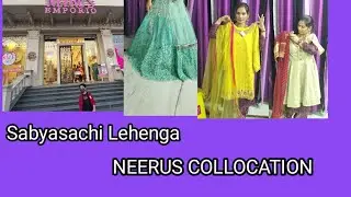 Sabyasachi Lehenga / neerus collection/ in telugu /simple  city  vlog