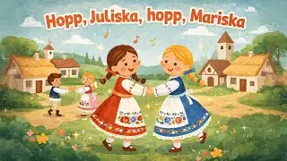 Hopp, Juliska, hopp, Mariska 👧🕺 | Magyar n&eacute;pt&aacute;ncos gyerekdal | Mozg&aacute;sos mond&oacute;ka