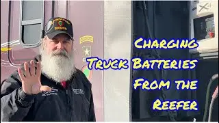 Charging your Truck Batteries from the Reefer Unit.