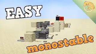 How to build every monostable circuit design for minecraft 1.16.1