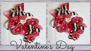 How to make a Valentine’s Day Wreath using a Dollar Tree Splatter Screen ❤️