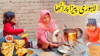 Lahori Pizza Paratha | Special Breakfast Recipe | Pak Village Vibes