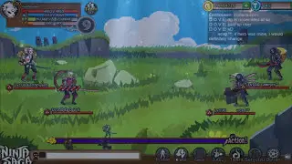 Ninja Saga - Fenhousen & Dove vs Labinot & Hero