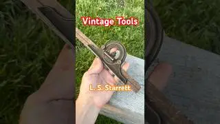 Vintage Tools: L. S. Starrett Protractor #woodworking #vintage #vintagetools