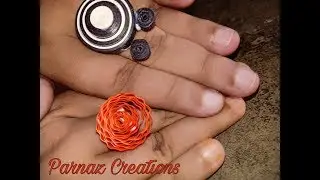 Make Quilling Finger Ring in 10 minutes  || Paper jewelry design