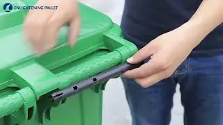 240liter plastic outdoor waste bin