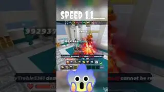 BED WARS 1V1 with subscriber &hearts;️ of #blockmango  #shorts