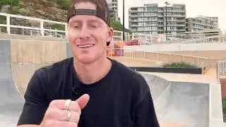 Hanging out with: George Richards at Sth Newcastle Skatepark.
