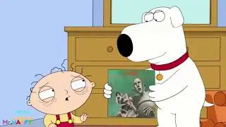 Stewie is afraid of Queen album cover - Family Guy - Funny