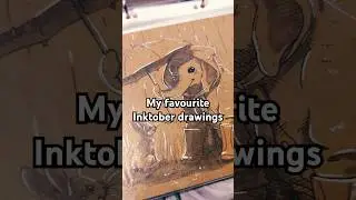 Picking my favourite inktober drawings #inktober #drawing #art #pretty #ink #cute #artist #feelgood