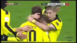 Mario Gotze (Borussia Dortmund) - 01/12/2012 - Bayern Munique 1x1 Borussia Dortmund - 1 gol