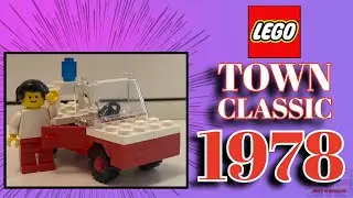 Винтажный набор LEGO Town Classic SET 623-1 &mdash; Машина медика (1978)