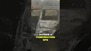 Terrifying Car Explosion at Construction Site Sends Chills Down Your Spine