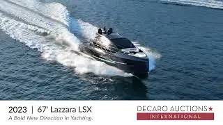 2023 67&prime; Lazzara LSX Just listed for Absolute Auction!