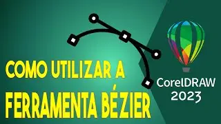 Como usar a ferramenta Bézier no CorelDRAW 2023.