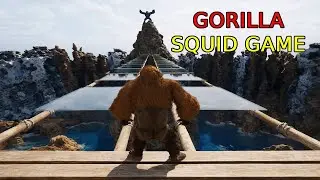 மக்களே 🔥I BEAT SQUID GAME GLASS BRIDGE CHALLENGE &ndash; GORILLA EDITION 🦍😱