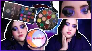 A Sultry Dark 💜Date Night Look Kesha Rose Palette /Meet Me At Midnight Palette🖤Lois Cosmetics