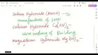 Science notes - salts