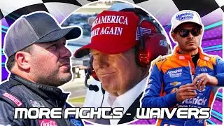 Ryan Newman FIGHT at short track | Kyle Larson WAIVER issues | Trump at Coca Cola 600 and more