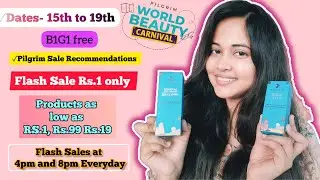 Pilgrim Sale Recommendations | Flash Sale Rs.1 only