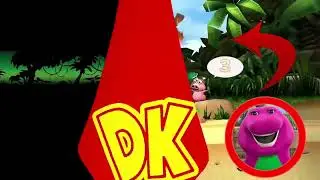 Barney Donkey Kong Meme