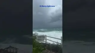 LIVE Footage : Hurricane MELISSA St. Mary Jamaica #hurricanemelissa #jamaicabusinessjournal #jamaica
