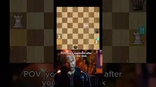 ROOK Sacrifice BRILLIANT MOVE‼️#chess #chessgame #chesscom