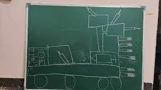 Indian Army Tank Drawing..