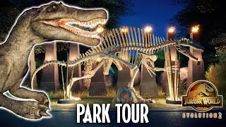 Jurassic World UK Park building inspiration | Jurassic World Evolution 2 park tour