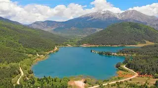ΛΙΜΝΗ ΔΟΞΑ - ΜΟΝΗ ΑΓΙΟΥ ΓΕΩΡΓΙΟΥ, ΦΕΝΕΟΣ, ΚΟΡΙΝΘΙΑ (DRONE). DOXA LAKE, CORINTH, GREECE.