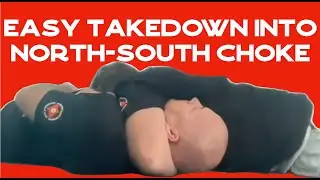 Easy Takedown into High Percentage North South Choke. Easy to learn for karate students.