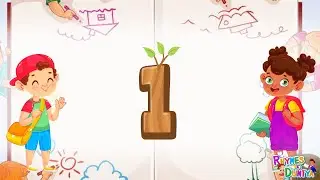 One two three, kids rhymes, 123 Numbers, 1 to 100 counting, learn to count, Numbers song, 1to10Count