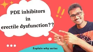PDE inhibitors for the treatment of erectile dysfunction. WHY??