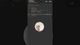#1 C language practice || find area of circle in c programing #shorts