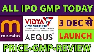 Upcoming ipo 2025🤑 meesho ipo full details🔥meesho ipo dates💥 meesho ipo gmp today🤑aequs ipo gmp up