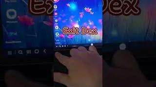 Turn on and Exit Dex Mode Samsung Tablet S9 #samsung #dex #samsungtips