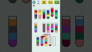 Color sort puzzle gameplay #Shorts