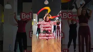 💃🏼🫶Fan Veils Bellydance Tutorial for All Levels!  #bellydancetutorial #bellydanceteacher