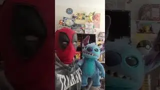 Deadpool & Stitch React to Kid Vanishing Through Play Mat 😂💥 #reactionvideo #youtubeshorts