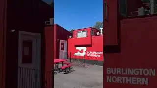 Restaurant Made Out of a Burlington Northern Caboose