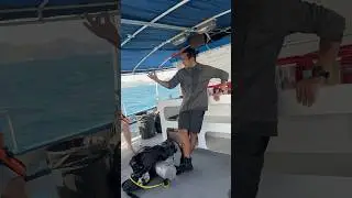 Our Scuba Instructor Sharing Insights and Preparing Us for the Dive Adventure! 🤿 #scuba #scubadive