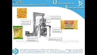 Africa popular cook samp dried corn kernels grain 1kg &2kg bags pouch packing machine