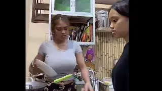 Kakak adik masak bersama #tobrut