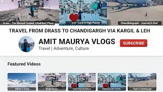 Drass (Ladakh) से Chandigarh Travel Vlog 2025 | Through Snowy Mountains, Kargil & Leh Road Trip