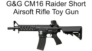 G&G CM16 Raider Short Airsoft Rifle Toy Machine Gun - 6mm Plastic BBs