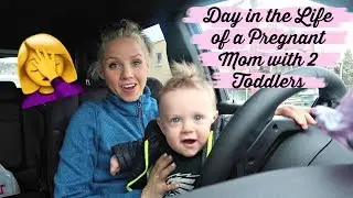 DAY IN THE LIFE OF A PREGNANT SAHM OF TWO TODDLERS // SURVIVAL MODE // BOY MOM LIFE
