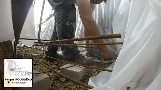 Construire un mur de soutènement et ses fondations - Partie 2